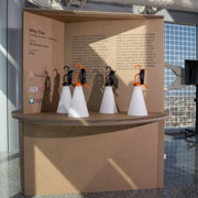 Design Answers: allestimento in cartone Lessmore e Olivares srl. May Day. photo Daniela Berruti