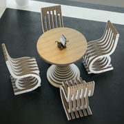 Clessidra Table di Giorgio Caporaso per Lessmore