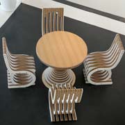 Twist Chair di Giorgio Caporaso per Lessmore