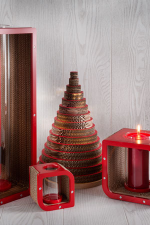 Lessmore Cardboard Products Xmas Edition