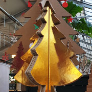 Albero di Natale in cartone Lessmore edizione Gold 2019